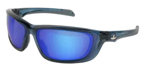 MCR Safety Swagger UD1 Dark Blue Frm, Blue Dmd Mirr