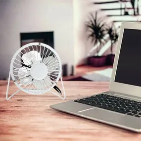 Mini USB Desk Fan 4"