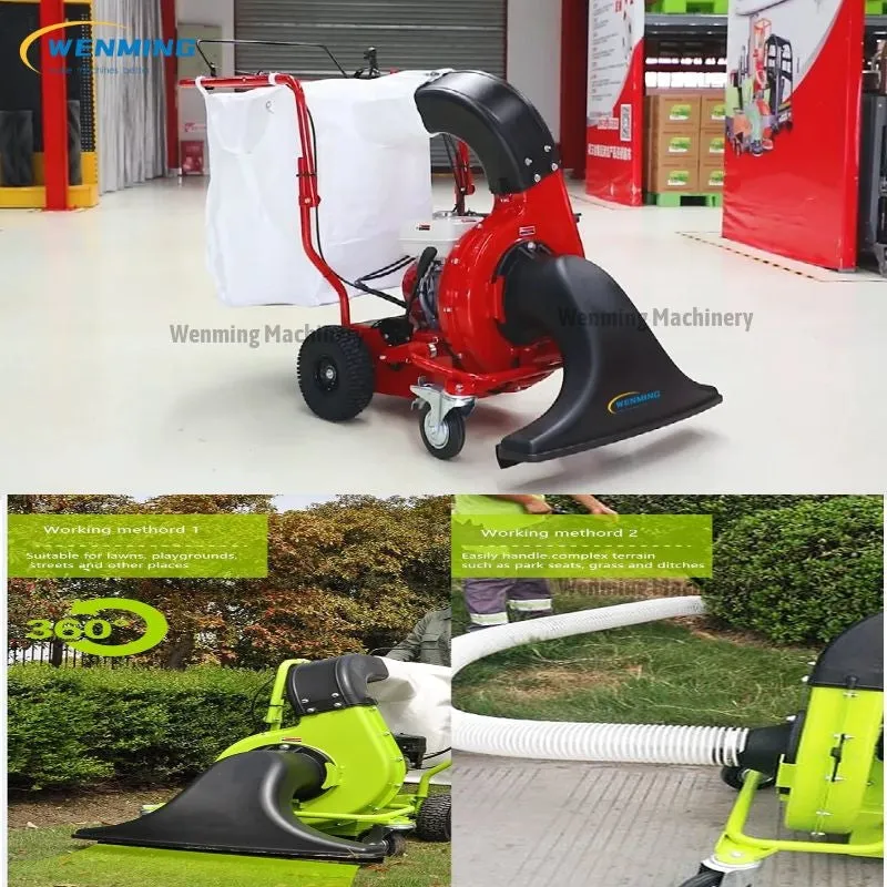 Mobile Garden Leaf Cleaning Machine Leaf Pickup Blower Vacuum Cleaner Machine