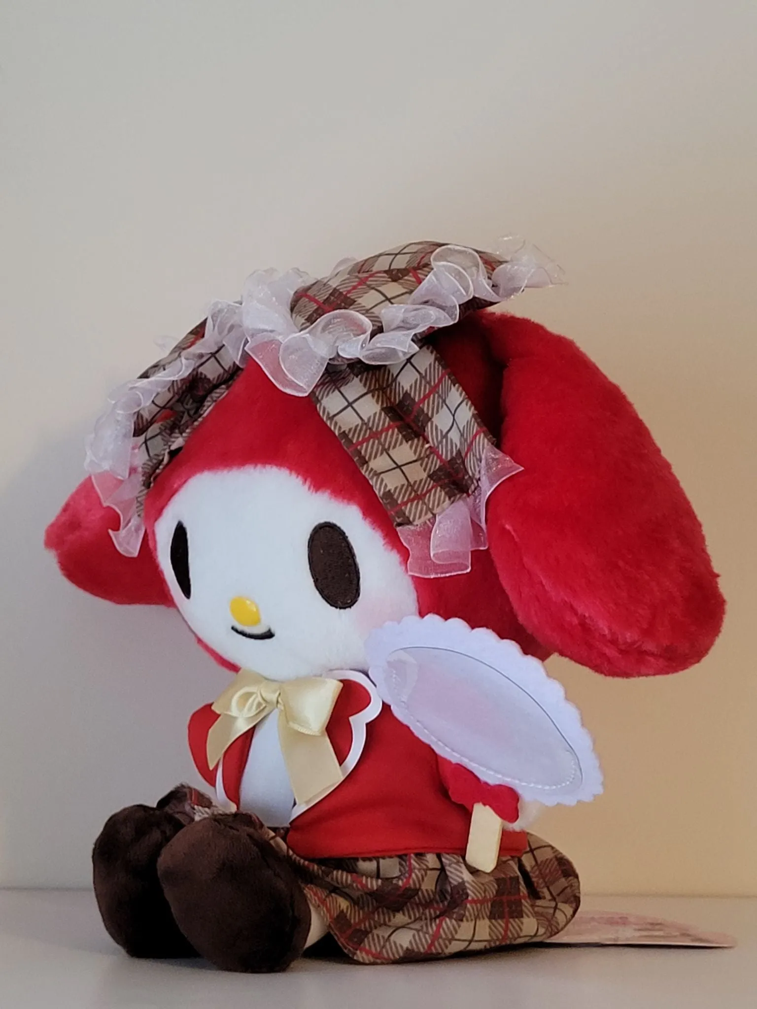 My Melody P-style Oshigoto Diary Paper Fan Plushie