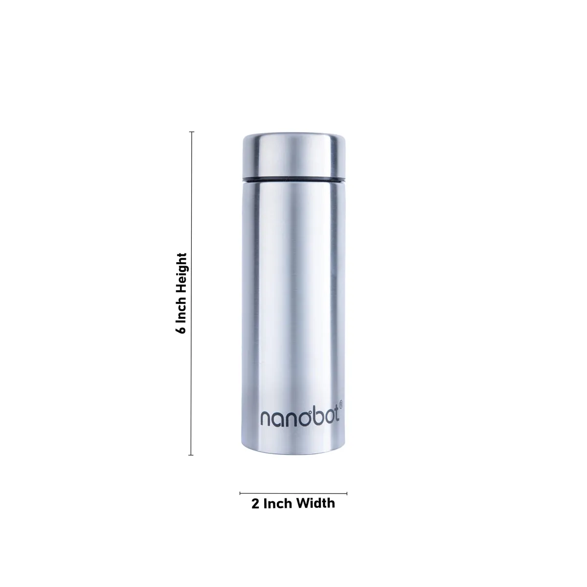 Nanobot Mince Vaccum Flask - 220 ml | Water Bottle/ 6 x 2 Inches/ Flask for Home