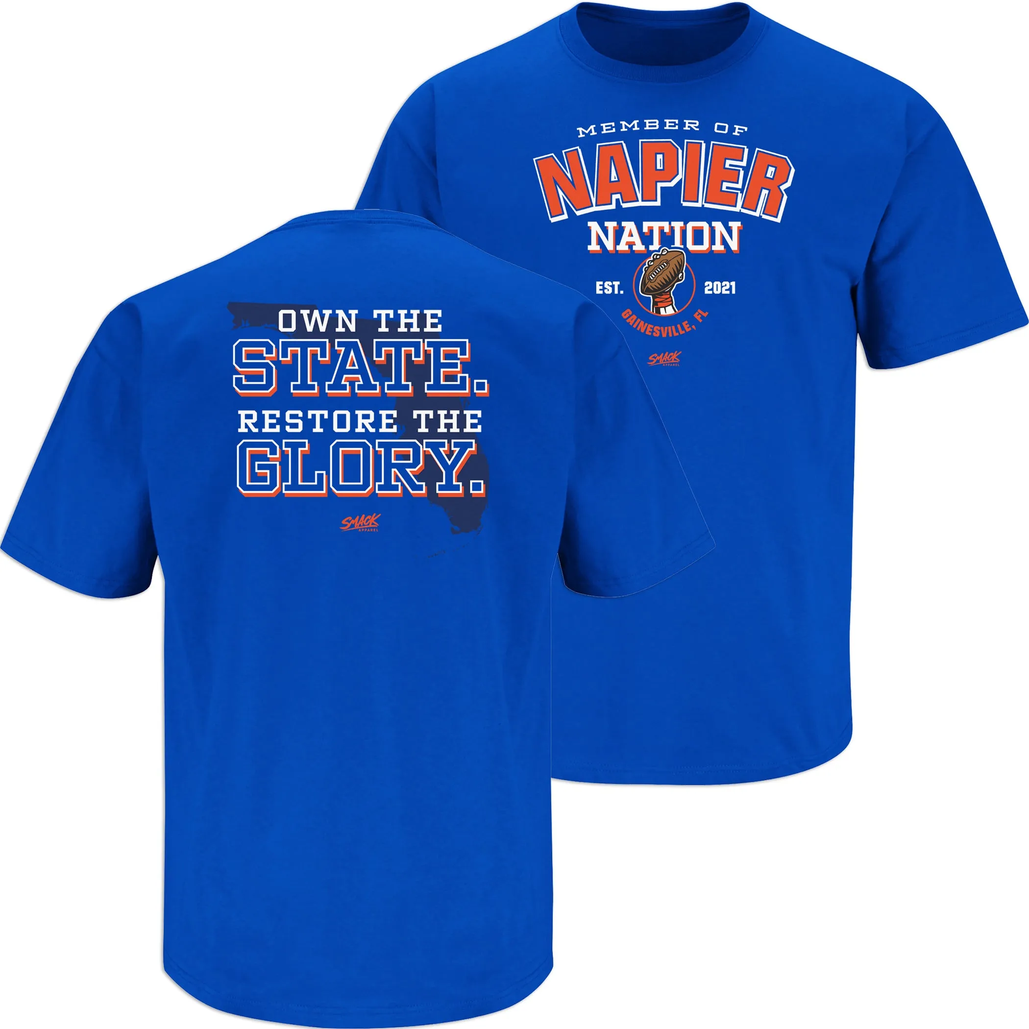 Napier Nation Shirt for Florida College Football Fans