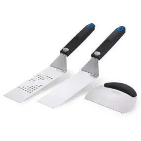 Napoleon 3 Piece Plancha BBQ Tool Set Stainless Steel Ergonomic Designs 70081