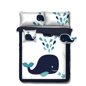 Navy Whale Kids Advventure 5 Pcs Comforter Set Double