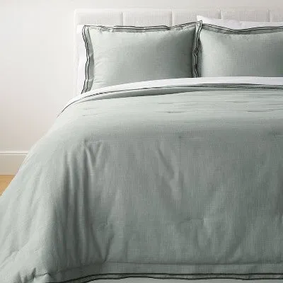 New - Threshold Studio McGee Cotton Slub Comforter Set