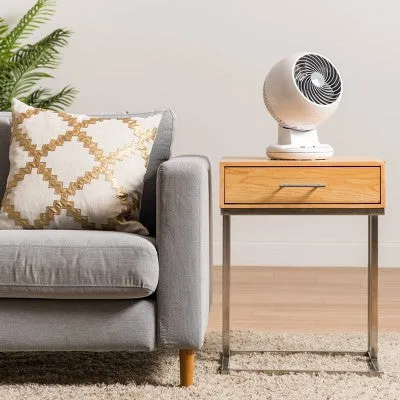 New - WOOZOO Compact Oscillating Air Circulator Fan with Remote White