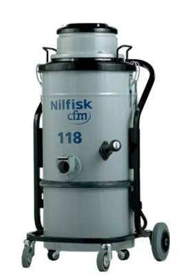 NilfiskCFM 118 Tough 1000 Watt Industrial Vacuum Cleaner Replaced By Nilfisk VHS120 LC