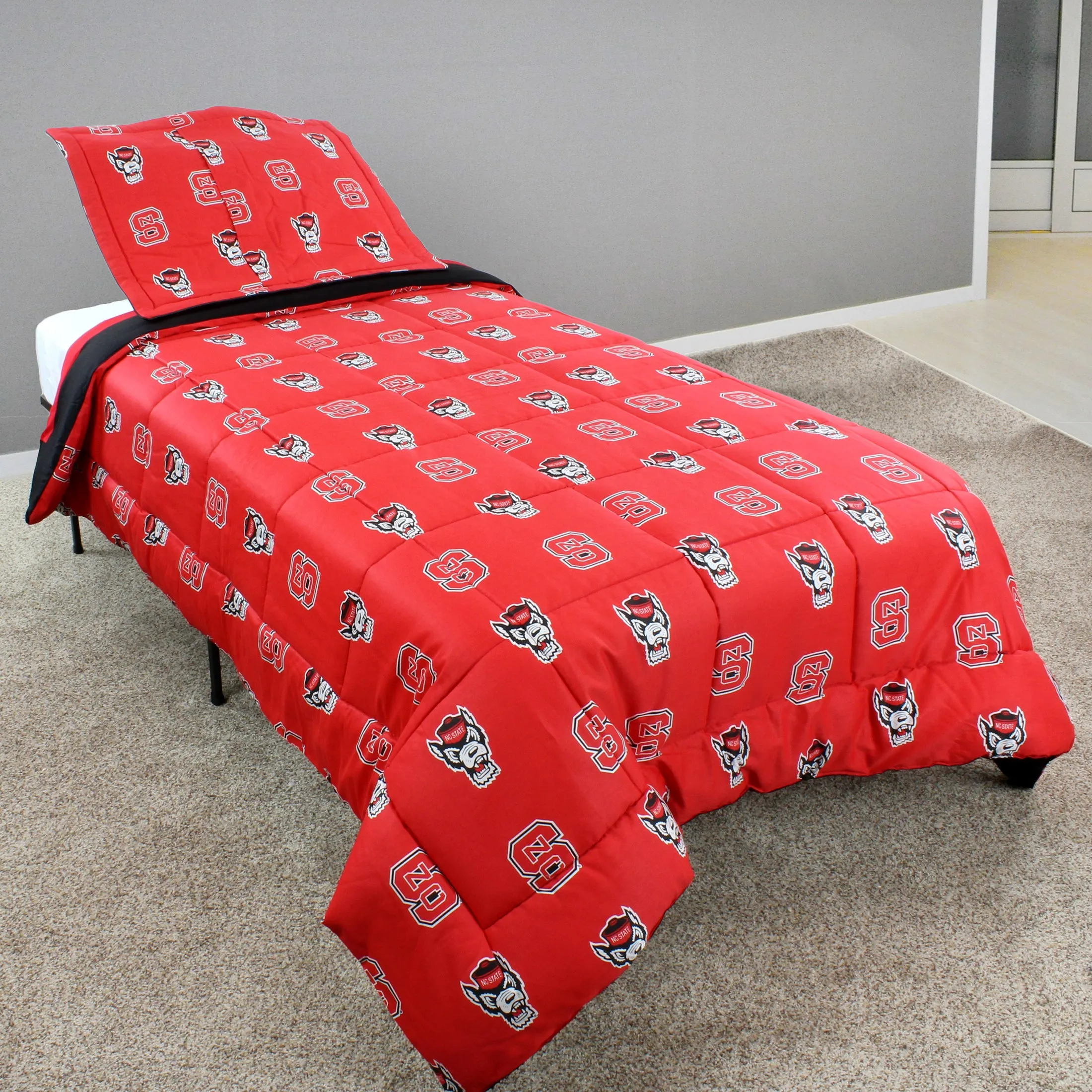 North Carolina State Wolfpack Reversible Cotton Comforter Set