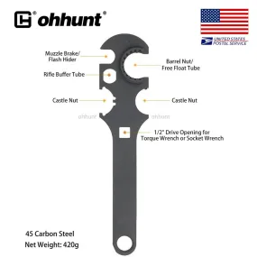 ohhunt® AR-15 Armorer's Wrench