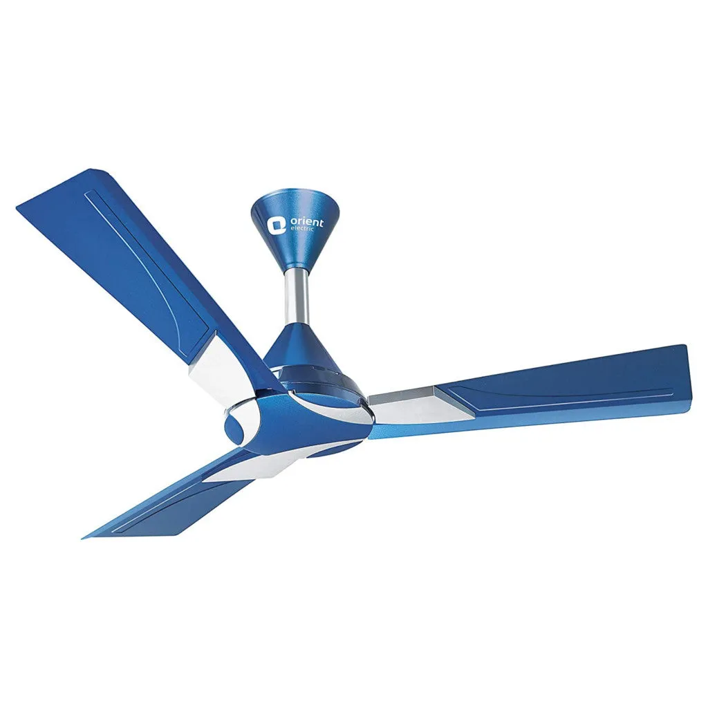 Orient Wendy Ceiling Fan Without Remote 1400mm Azure Blue-Silver