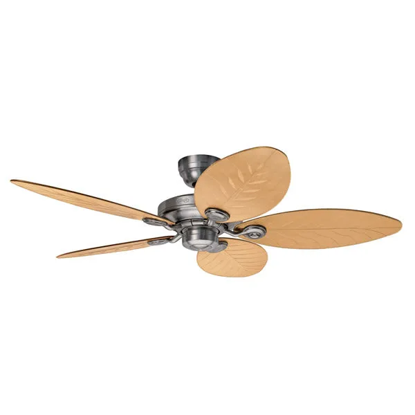 Outdoor Elements Ceiling Fan by Hunter – Raw Aluminium 54″