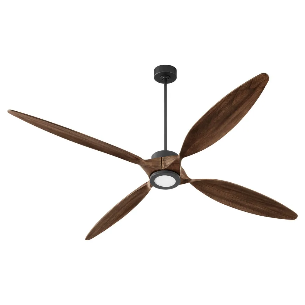 PAPILLON 80" WIFI CEILING FAN- WALNUT/ MATTE BLACK