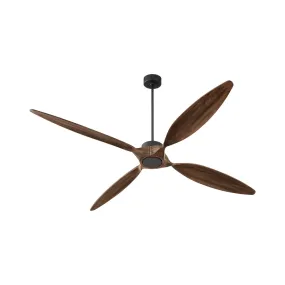 PAPILLON 80" WIFI CEILING FAN- WALNUT/ MATTE BLACK