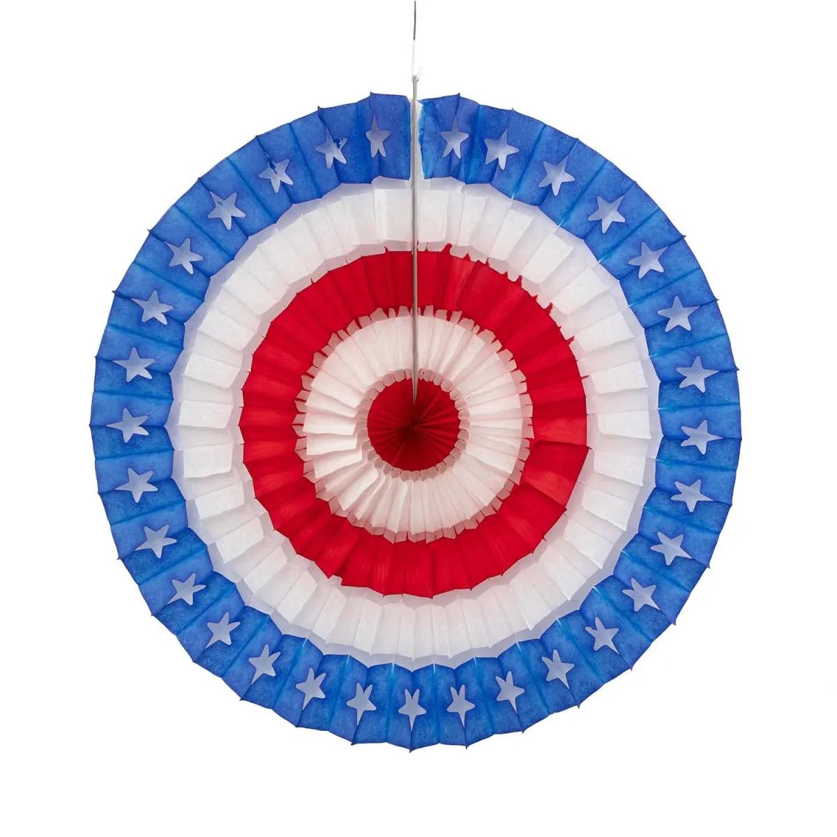 Patriotic Star Fan Decor