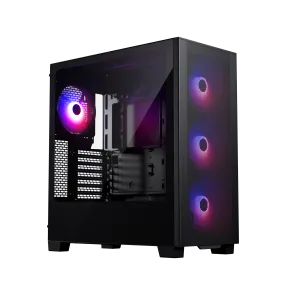 Phanteks XT Pro Ultra, Mid-Tower Gaming Chassis, 4x M25-140 Fans Included, High Airflow Performance Mesh, Tempered Glass Window, USB-C 3.2 Gen2, Black