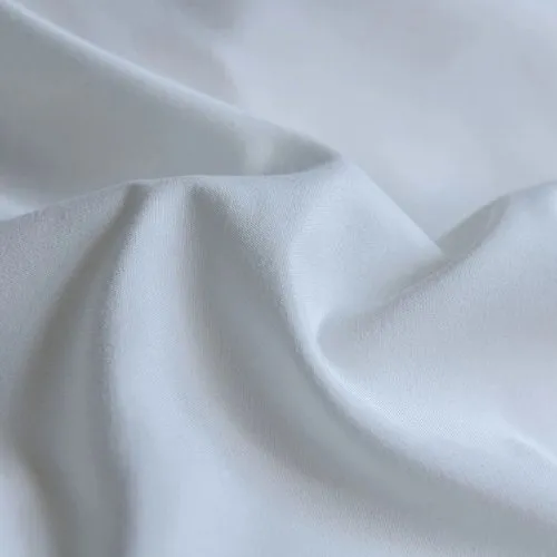 Premium Single Size 4 Pieces Duvet Cover Set, Reversible White with Gray Color Plain Style Bedding Set.