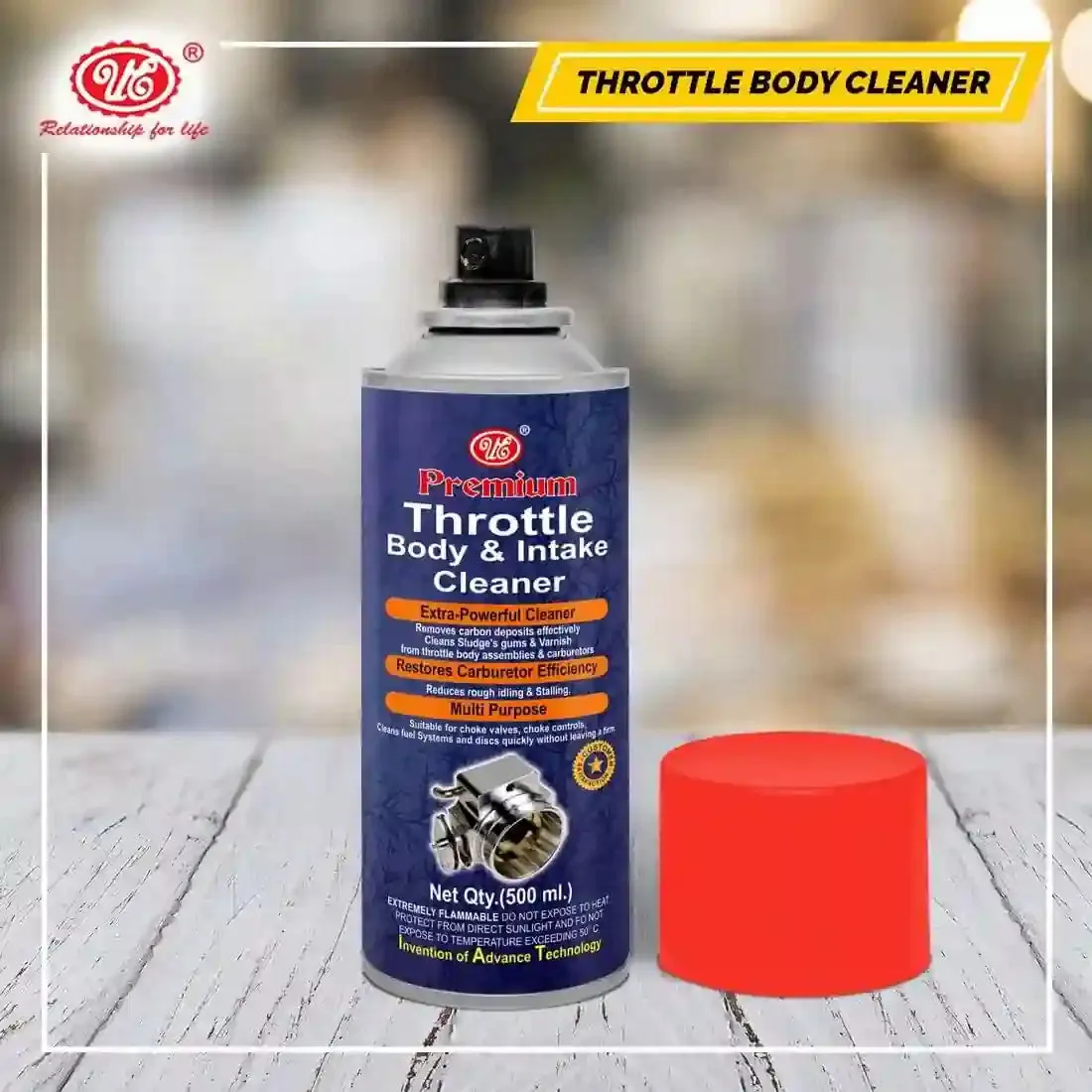 Premium Throttle Body Cleaner Air Intake and Carburetor Choke Cleaner Fuel Oil Deposit Remover Spray