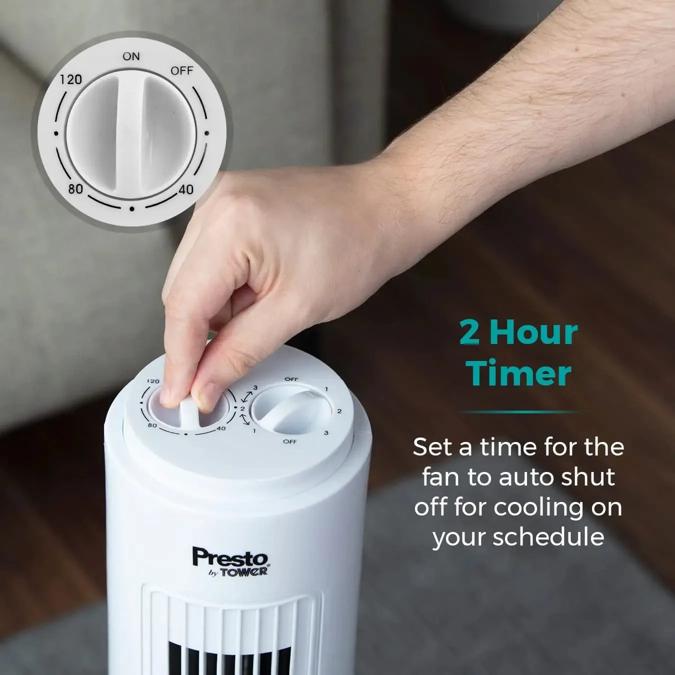 Presto by Tower 29" Tower Fan