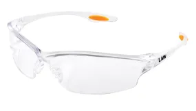 Protective Glasses - MCR Safety Law® LW2 Series Clear Anti-Fog Lens Soft Secure TPR Nose Piece & Temple Inserts LW210AF