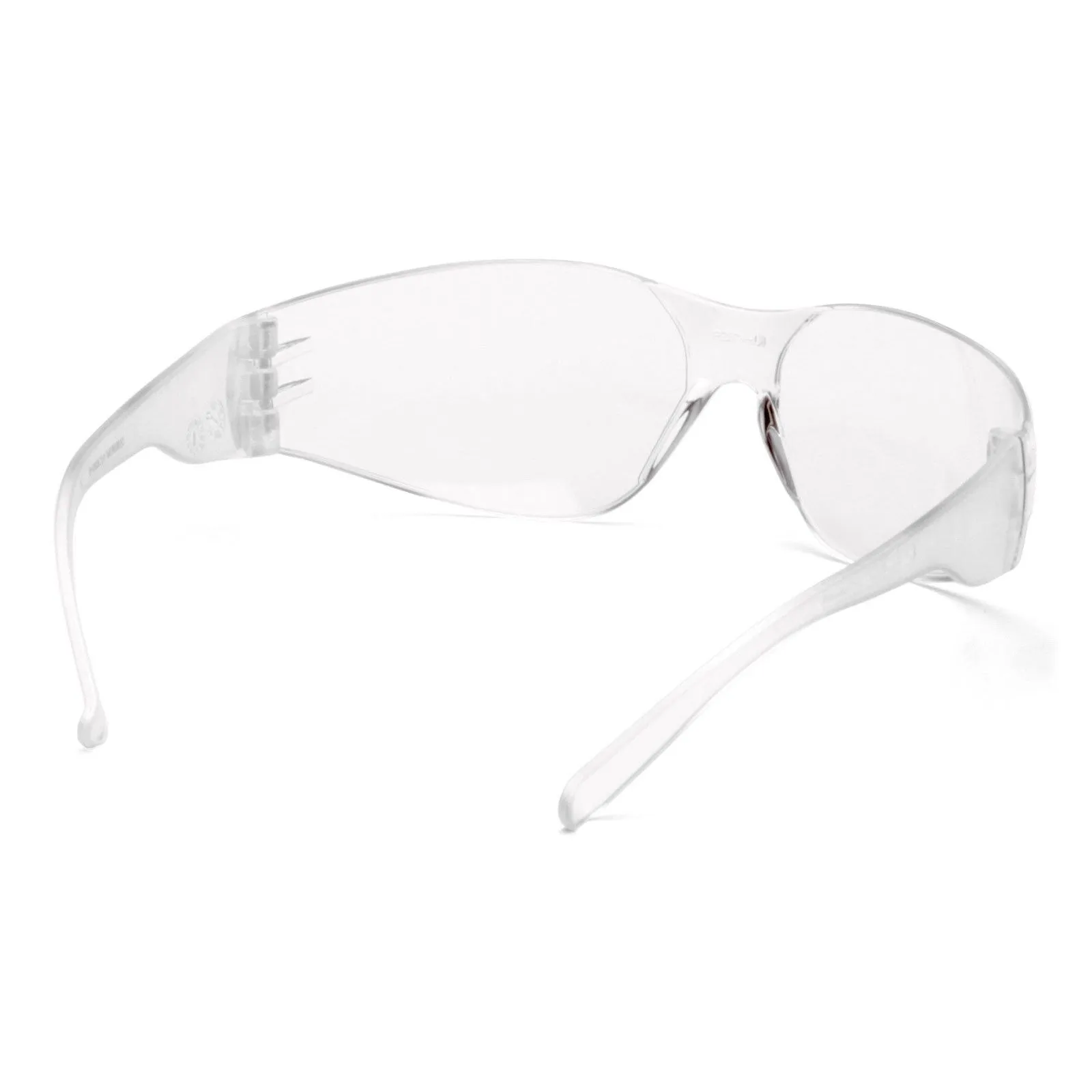 PYRAMEX SAFETY S411OS INTRUDER Safety Glasses, CLEAR Frameless