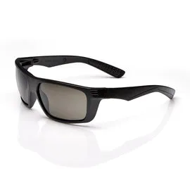 Radnor® Dynamo™ Black Safety Glasses With Gray Anti-Fog/Anti-Scratch Lens