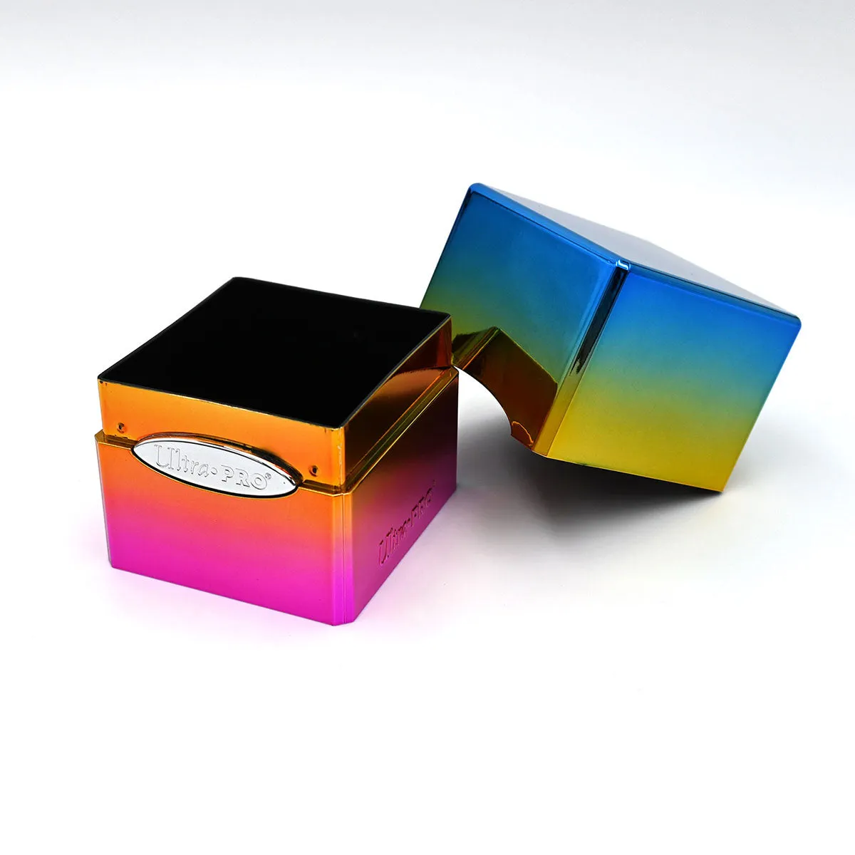 Rainbow Satin Cube