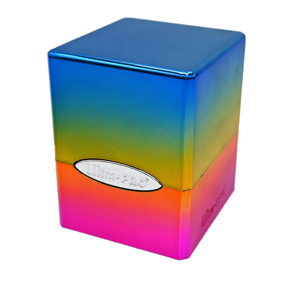 Rainbow Satin Cube