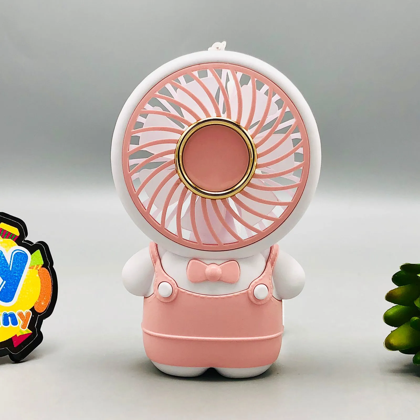 Rechargeable Cartoon Styling Mini Table Fan