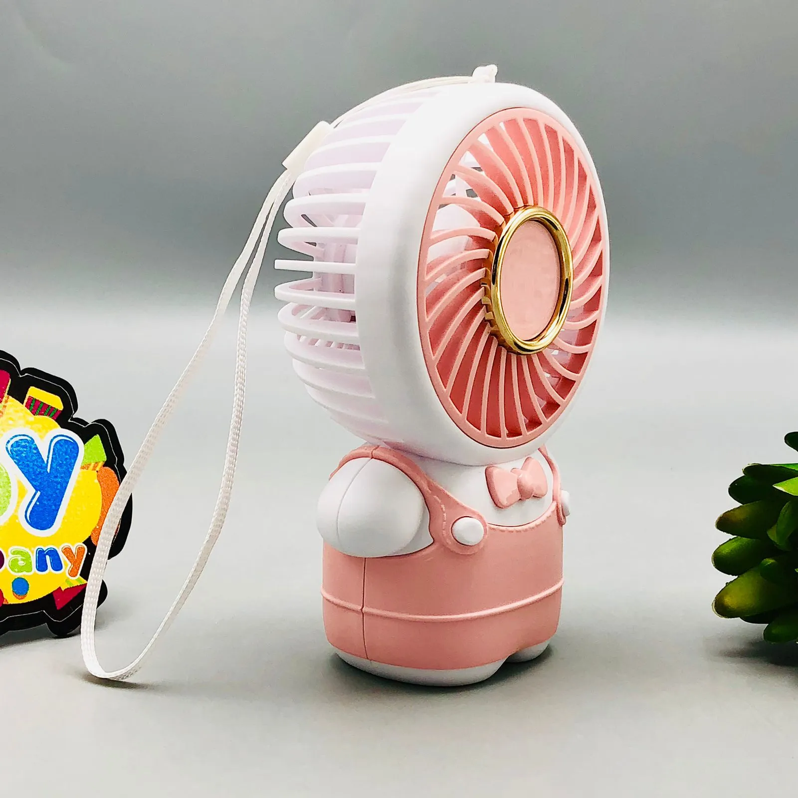 Rechargeable Cartoon Styling Mini Table Fan