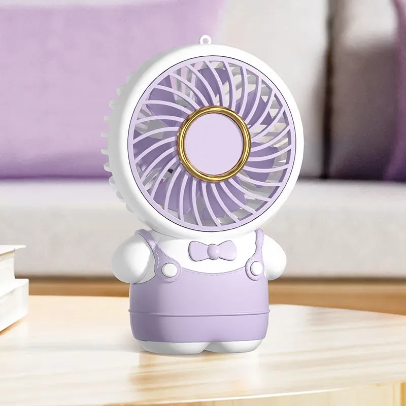 Rechargeable Cartoon Styling Mini Table Fan