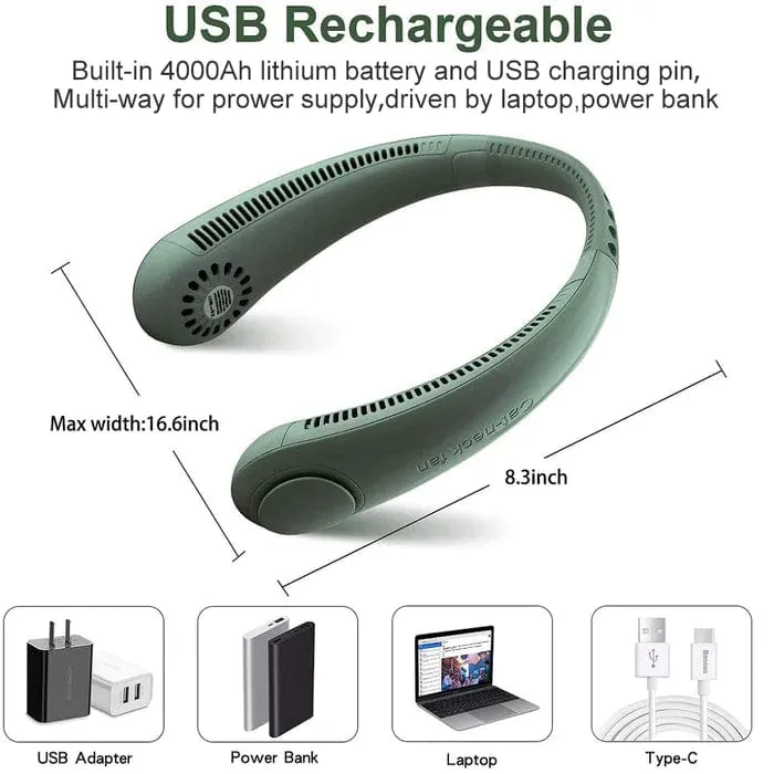 Rechargeable Neck Fan