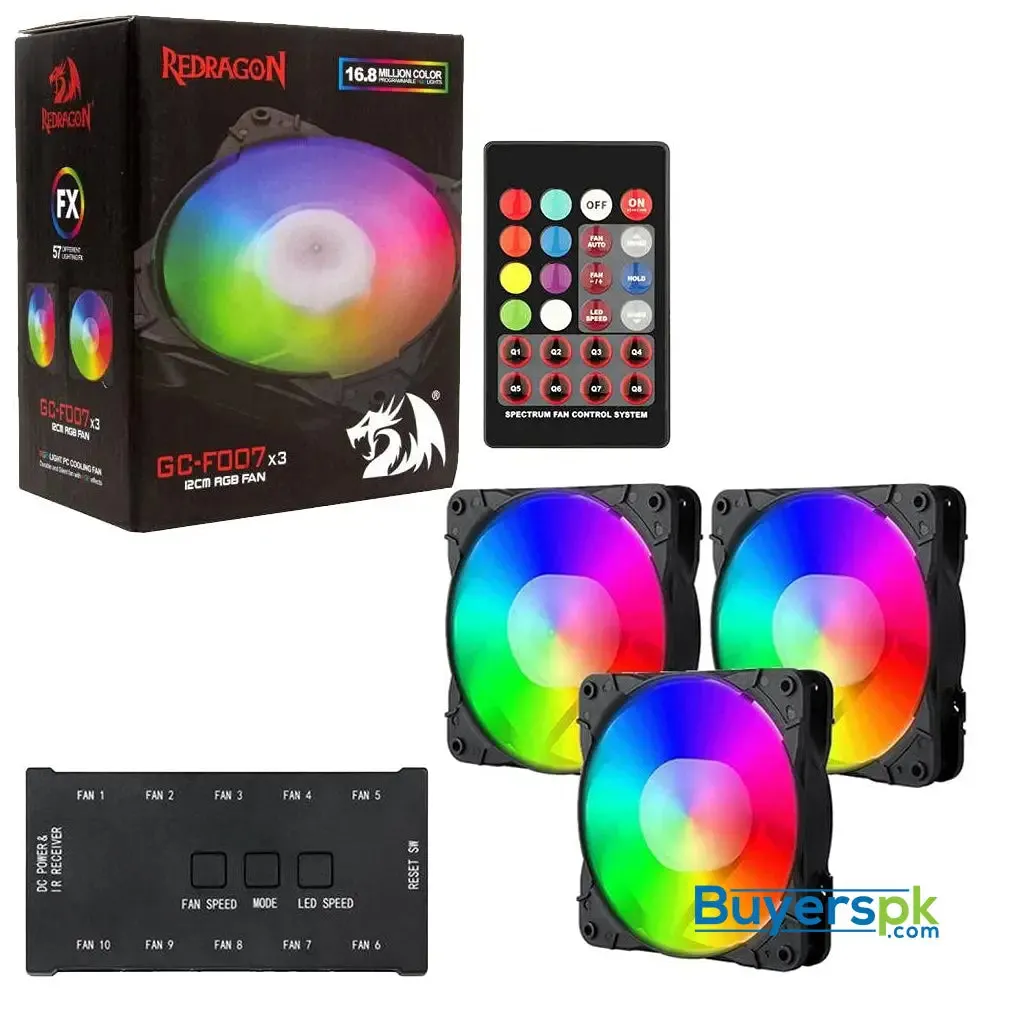 Redragon Gc-f007 120 Cm Rgb Fan