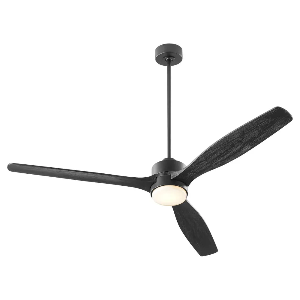 RENI 65" 3 BLADE CEILING FAN- MATTE BLACK