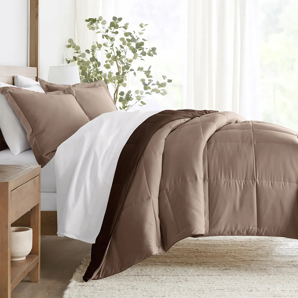 Reversible Down-Alternative Comforter Set - 12 Days of Deals