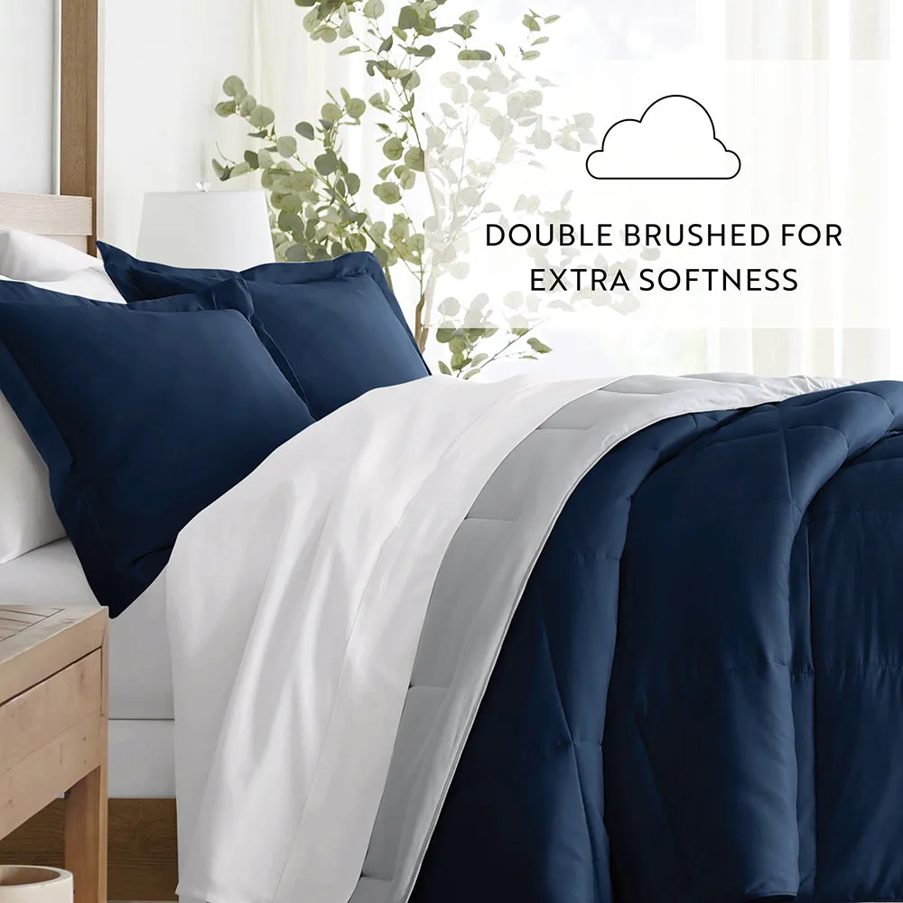 Reversible Down-Alternative Comforter Set - 12 Days of Deals