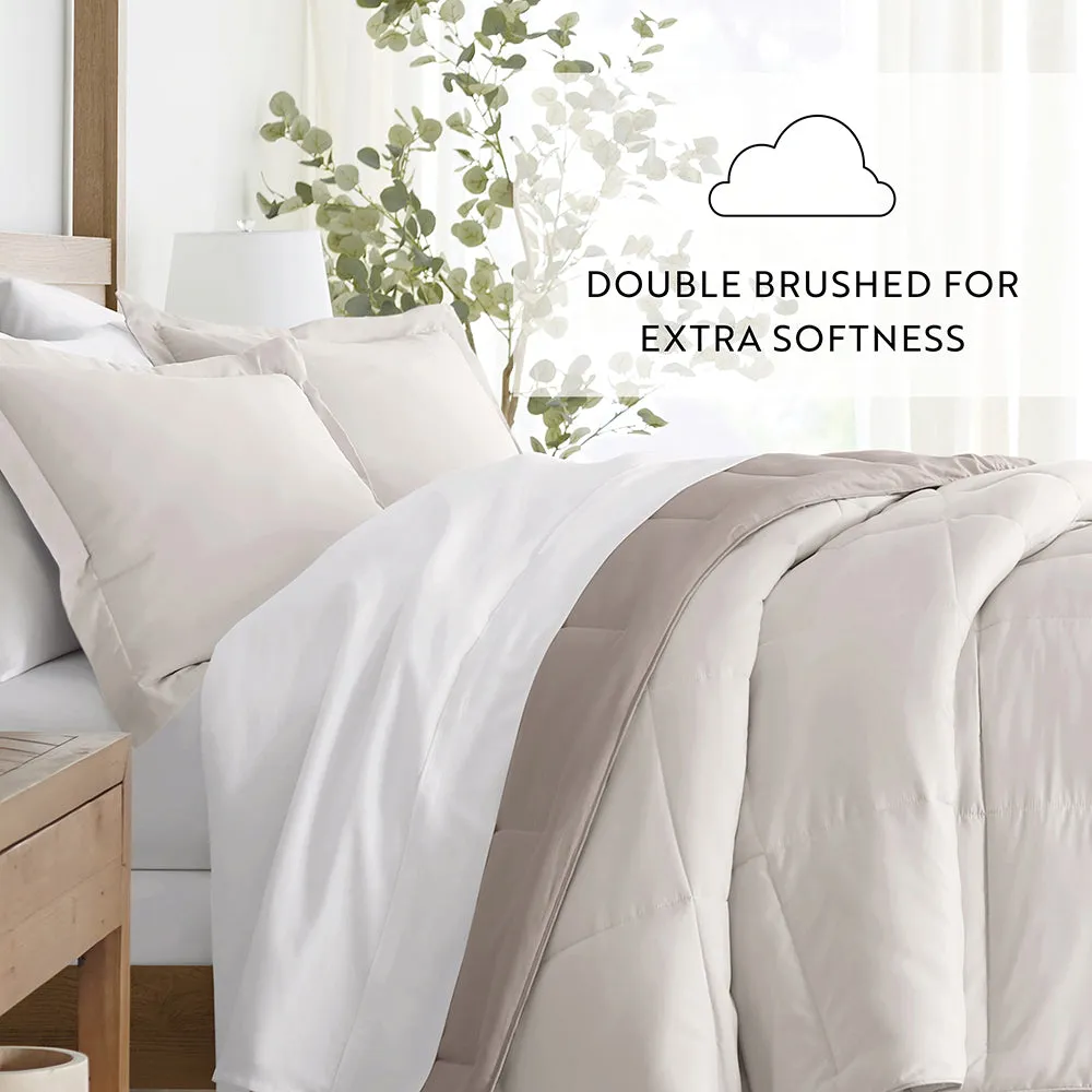 Reversible Down-Alternative Comforter Set - 12 Days of Deals