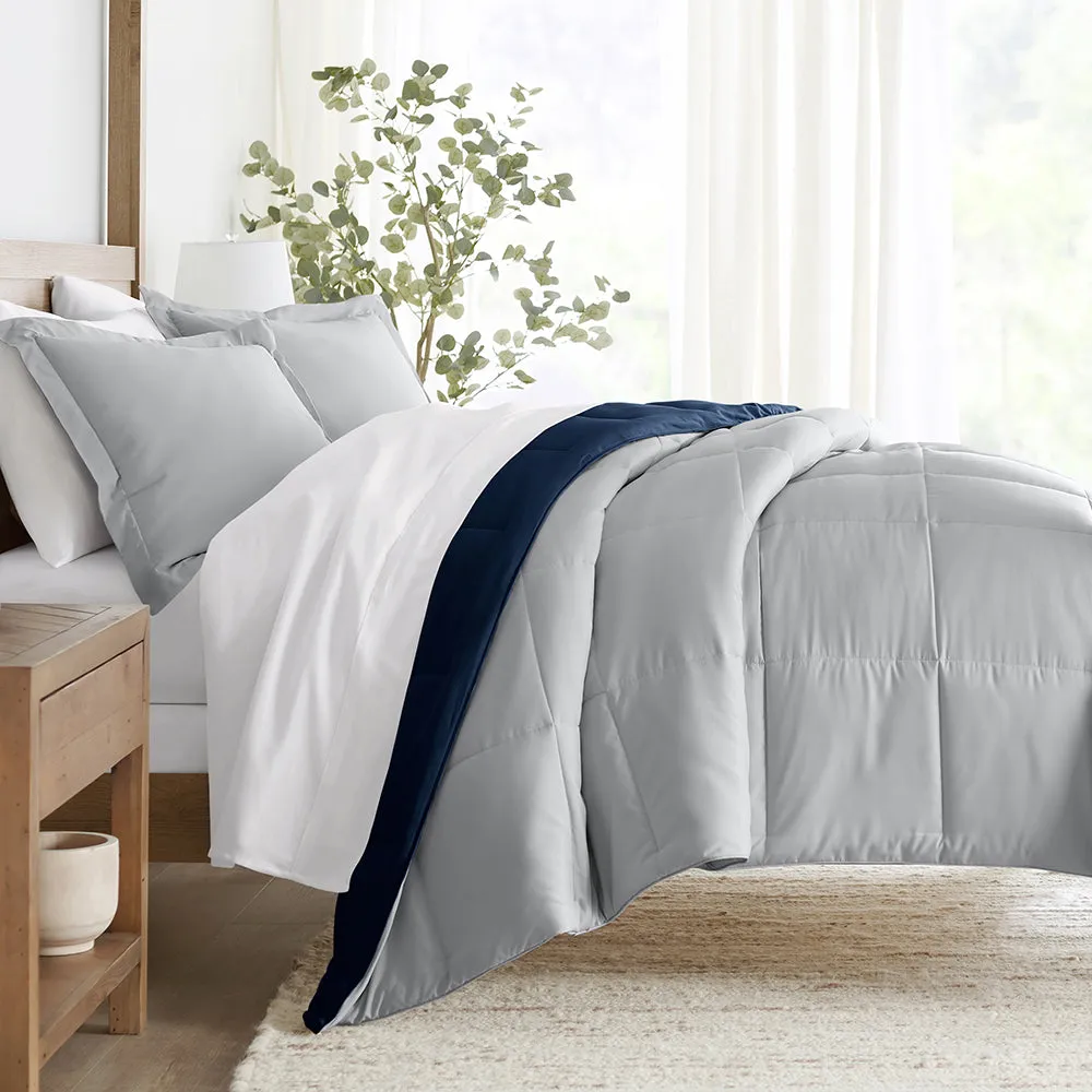 Reversible Down-Alternative Comforter Set - 12 Days of Deals