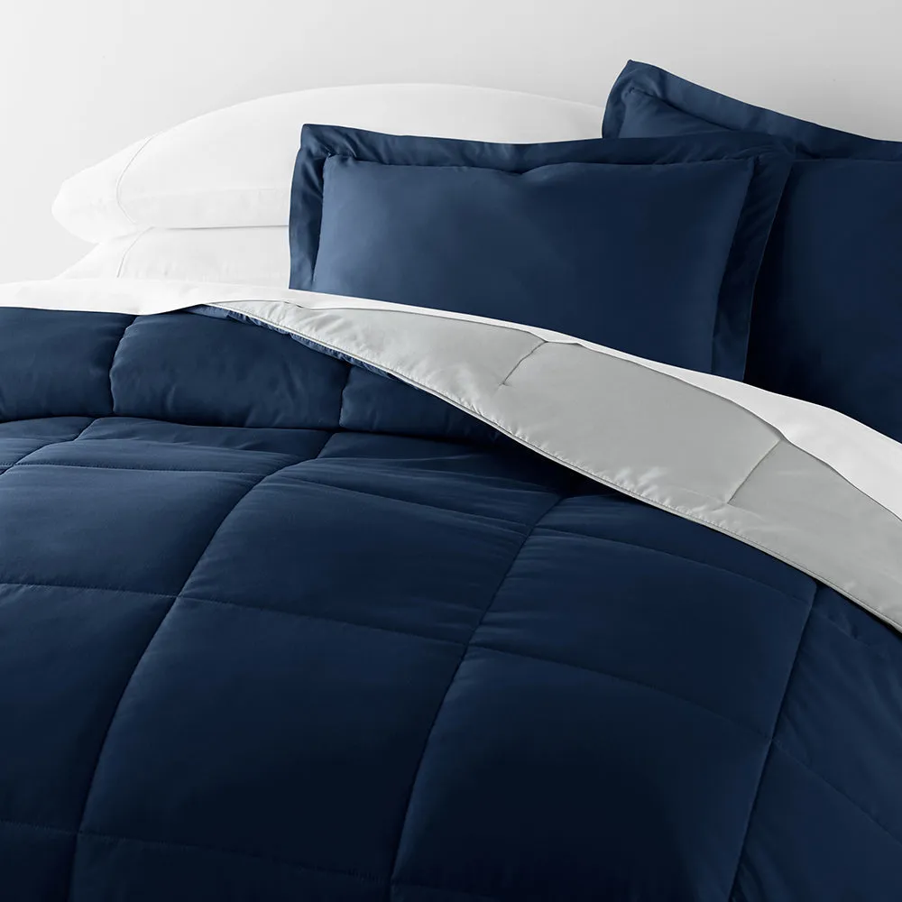 Reversible Down-Alternative Comforter Set - 12 Days of Deals