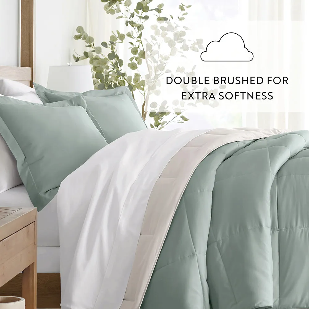 Reversible Down-Alternative Comforter Set - 12 Days of Deals