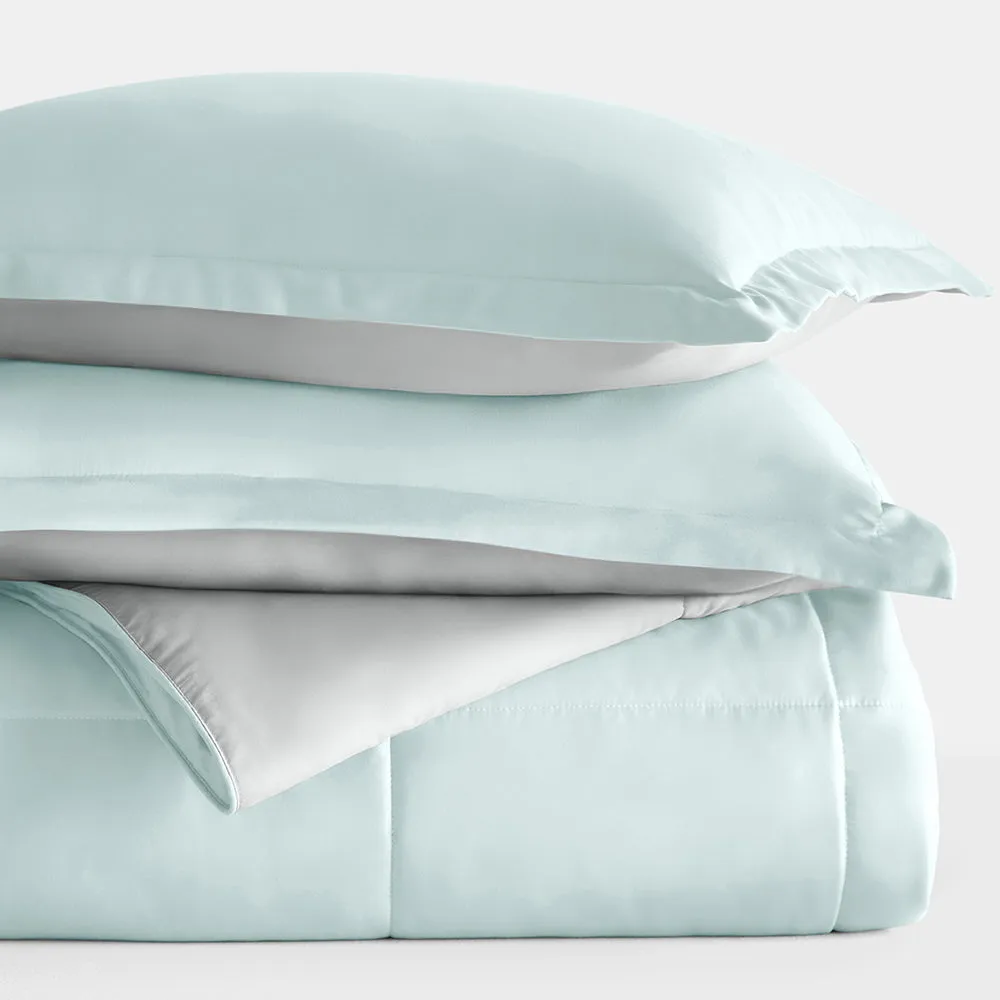 Reversible Down-Alternative Comforter Set - 12 Days of Deals