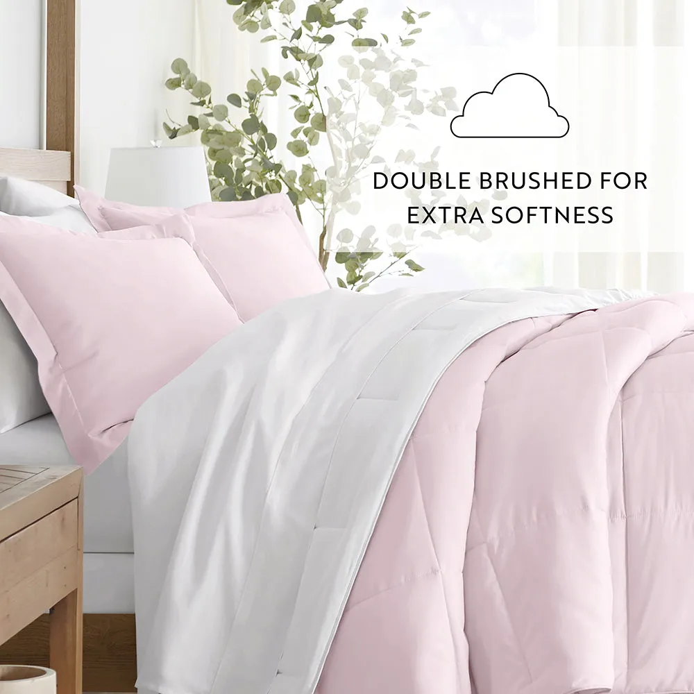 Reversible Down-Alternative Comforter Set - 12 Days of Deals