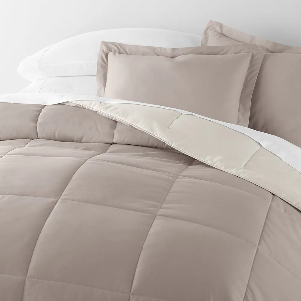 Reversible Down-Alternative Comforter Set - 12 Days of Deals