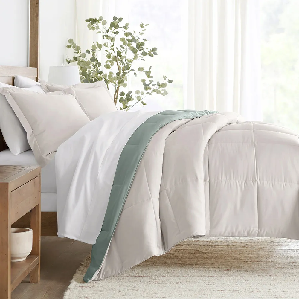 Reversible Down-Alternative Comforter Set - 12 Days of Deals