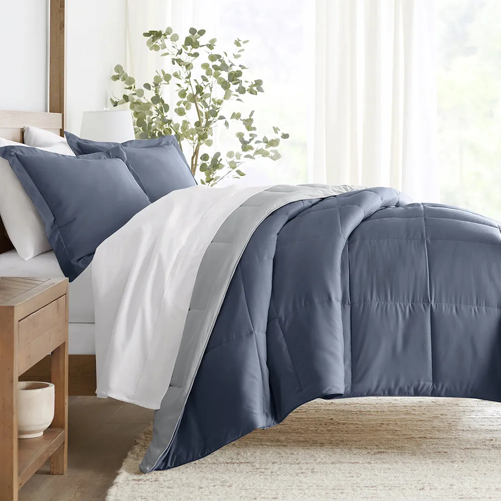 Reversible Down-Alternative Comforter Set - 12 Days of Deals