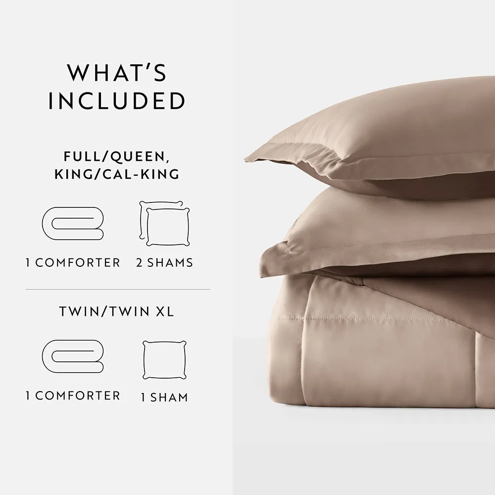 Reversible Down-Alternative Comforter Set - 12 Days of Deals