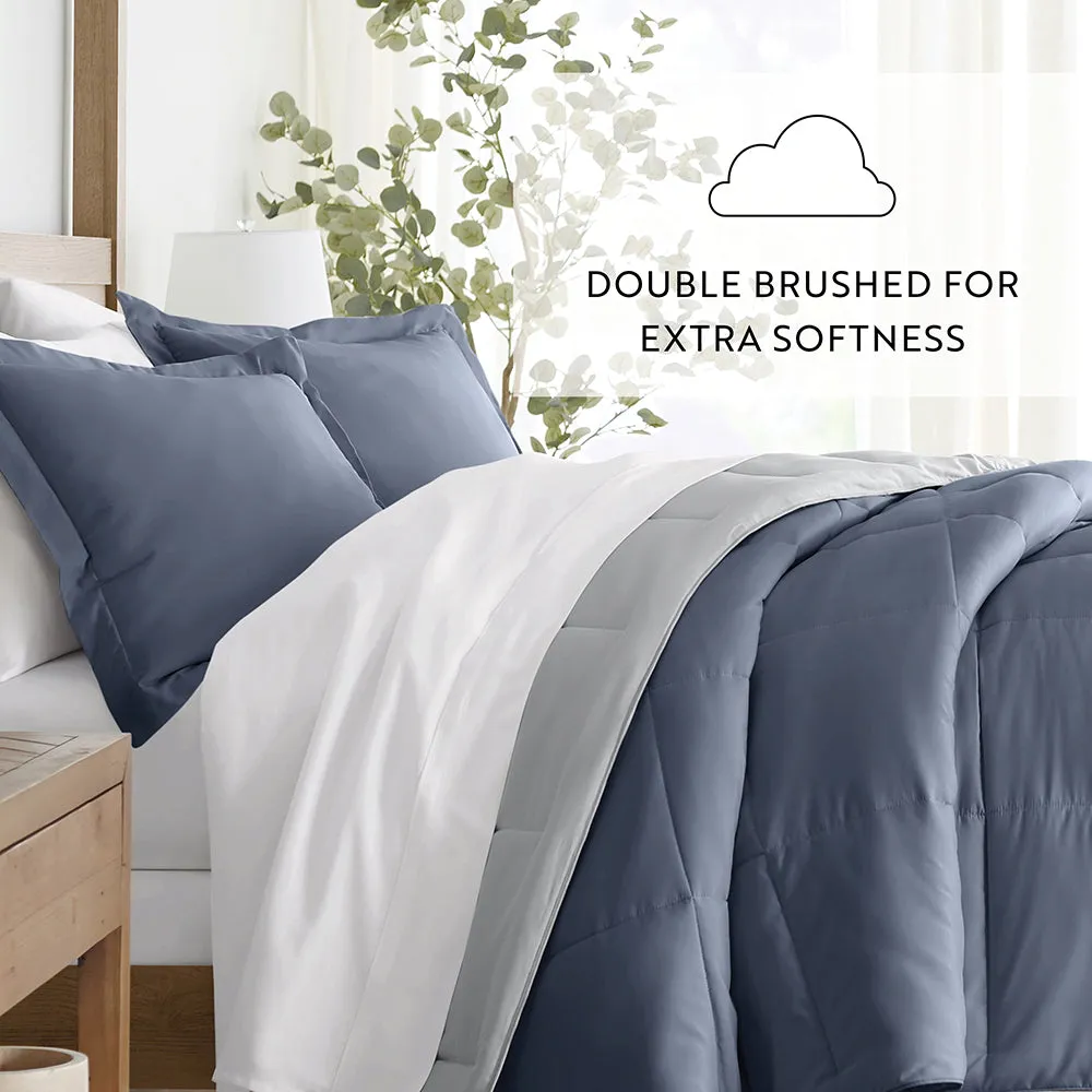 Reversible Down-Alternative Comforter Set - 12 Days of Deals