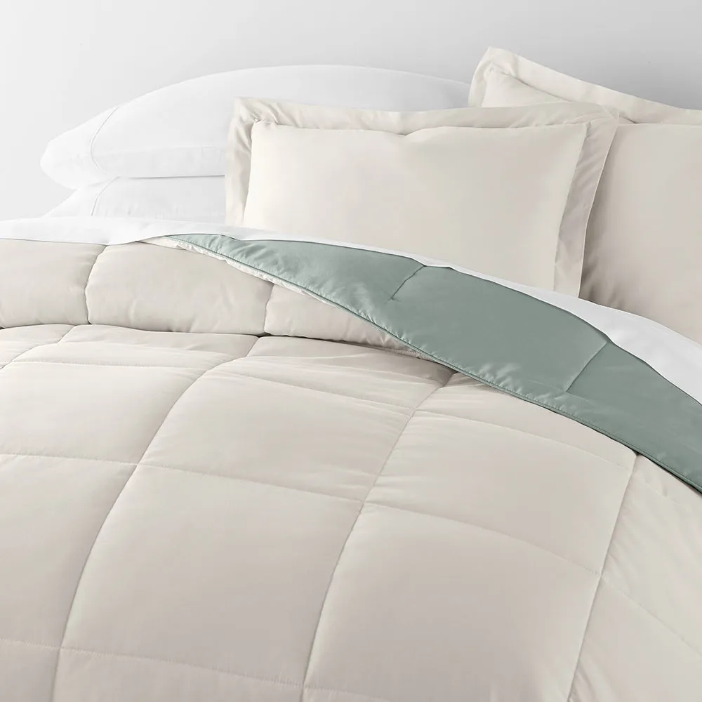 Reversible Down-Alternative Comforter Set - 12 Days of Deals