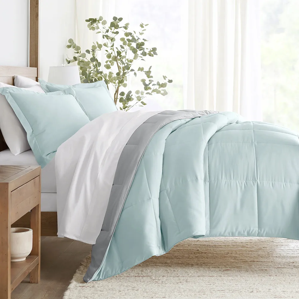 Reversible Down-Alternative Comforter Set - 12 Days of Deals