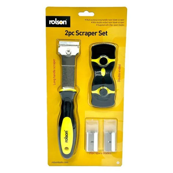 Rolson Scraper Set (and 20 piece pack of spare blades)