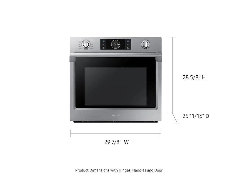 Samsung NV51K7770SS 30" Smart Single Wall Oven with Flex Duo™ in Stainless Steel